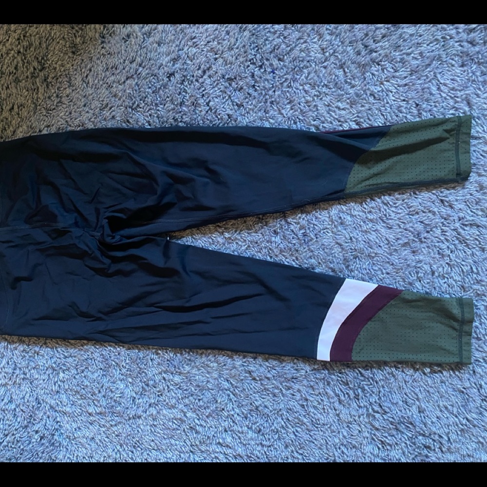 Blue and Green Work Out Leggings